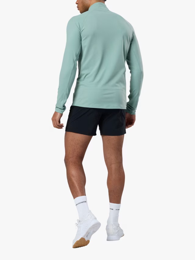 Gym + Coffee Relentless 1/4 Zip M Summer Green
