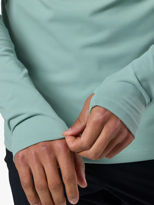 Gym + Coffee Relentless 1/4 Zip M Summer Green
