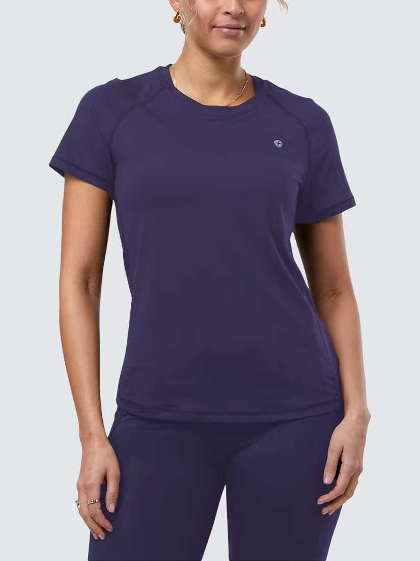 Gym + Coffee Relentless SS T-Shirt W Violet Smoke