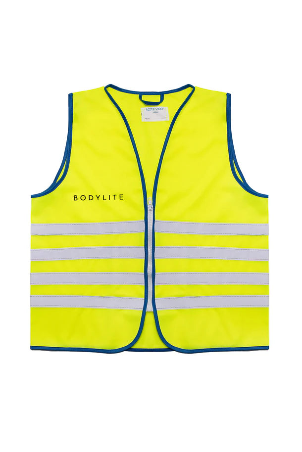 Bodylite Reflective Vest Kids Neon Yellow