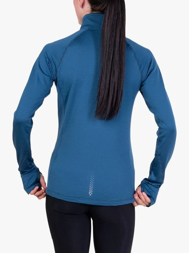 Ronhill Tech Winter 1/2 Zip Top W Legion Blue/Orchid