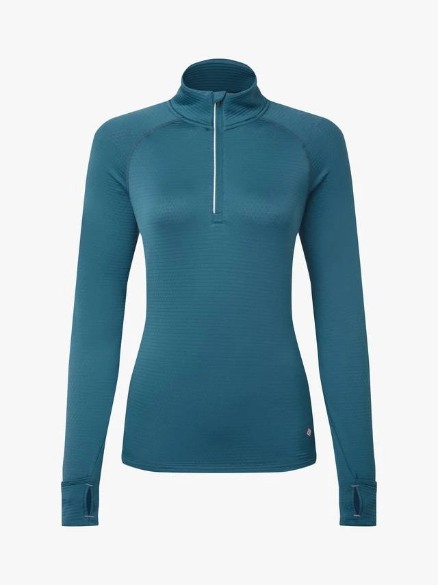 Ronhill Tech Winter 1/2 Zip Top W Legion Blue/Orchid