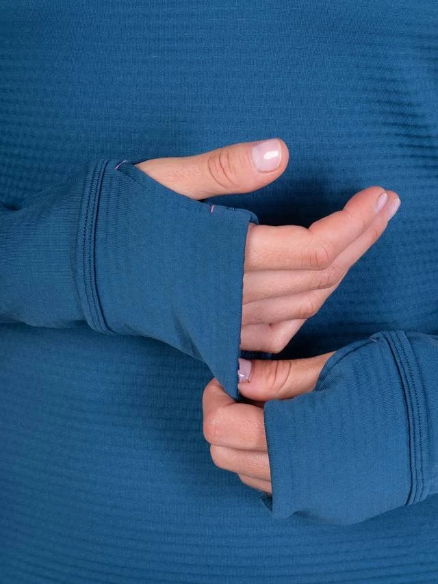 Ronhill Tech Winter 1/2 Zip Top W Legion Blue/Orchid