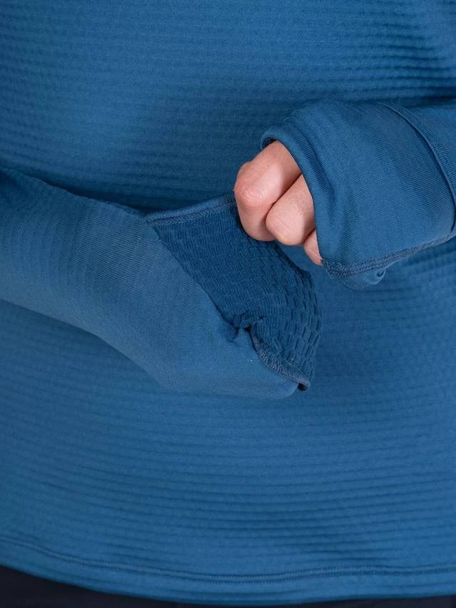 Ronhill Tech Winter 1/2 Zip Top W Legion Blue/Orchid