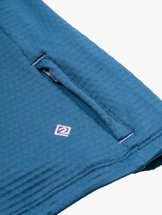 Ronhill Tech Winter 1/2 Zip Top W Legion Blue/Orchid