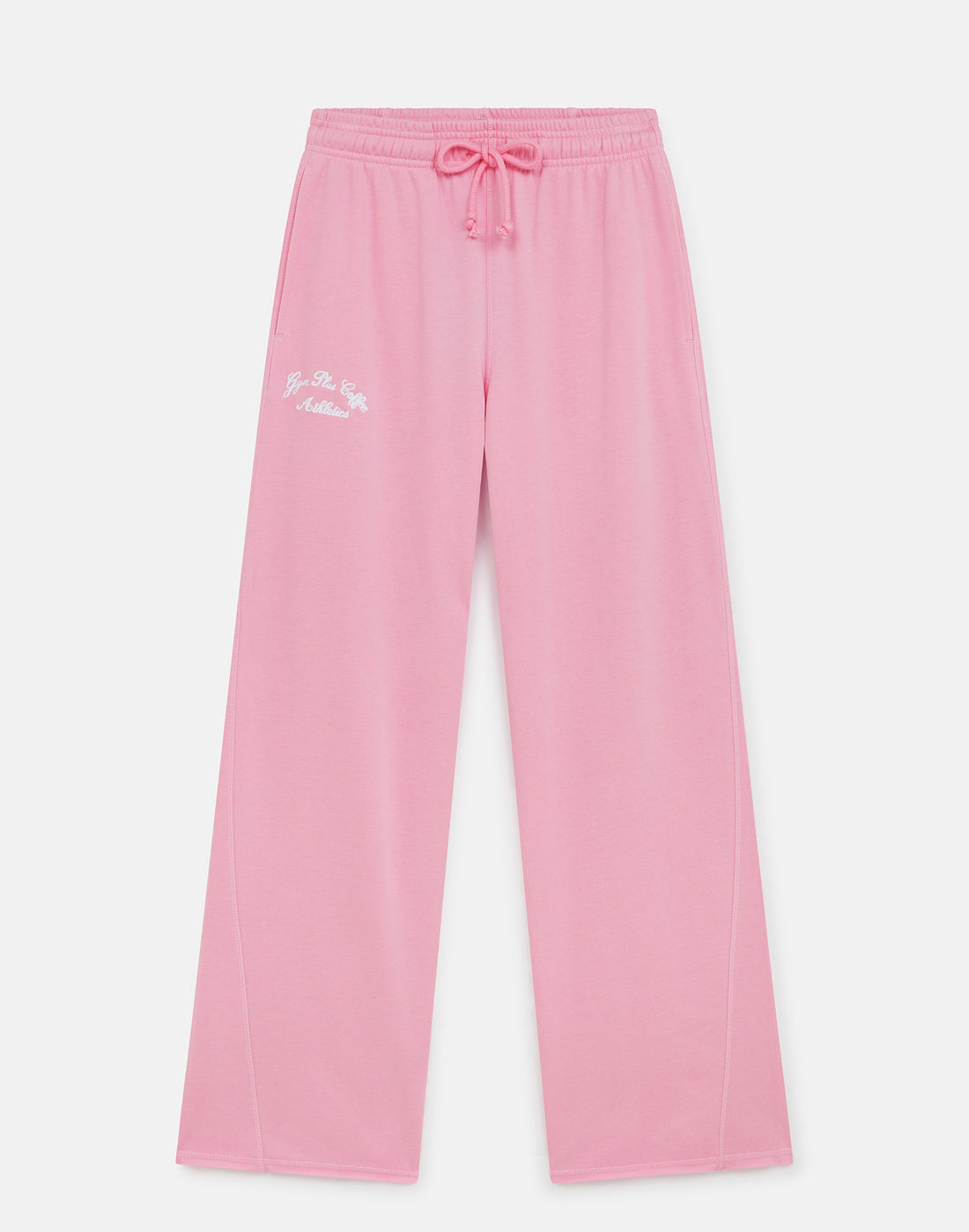 Gym+Coffee Wide Leg Jogger W Pink Blossom