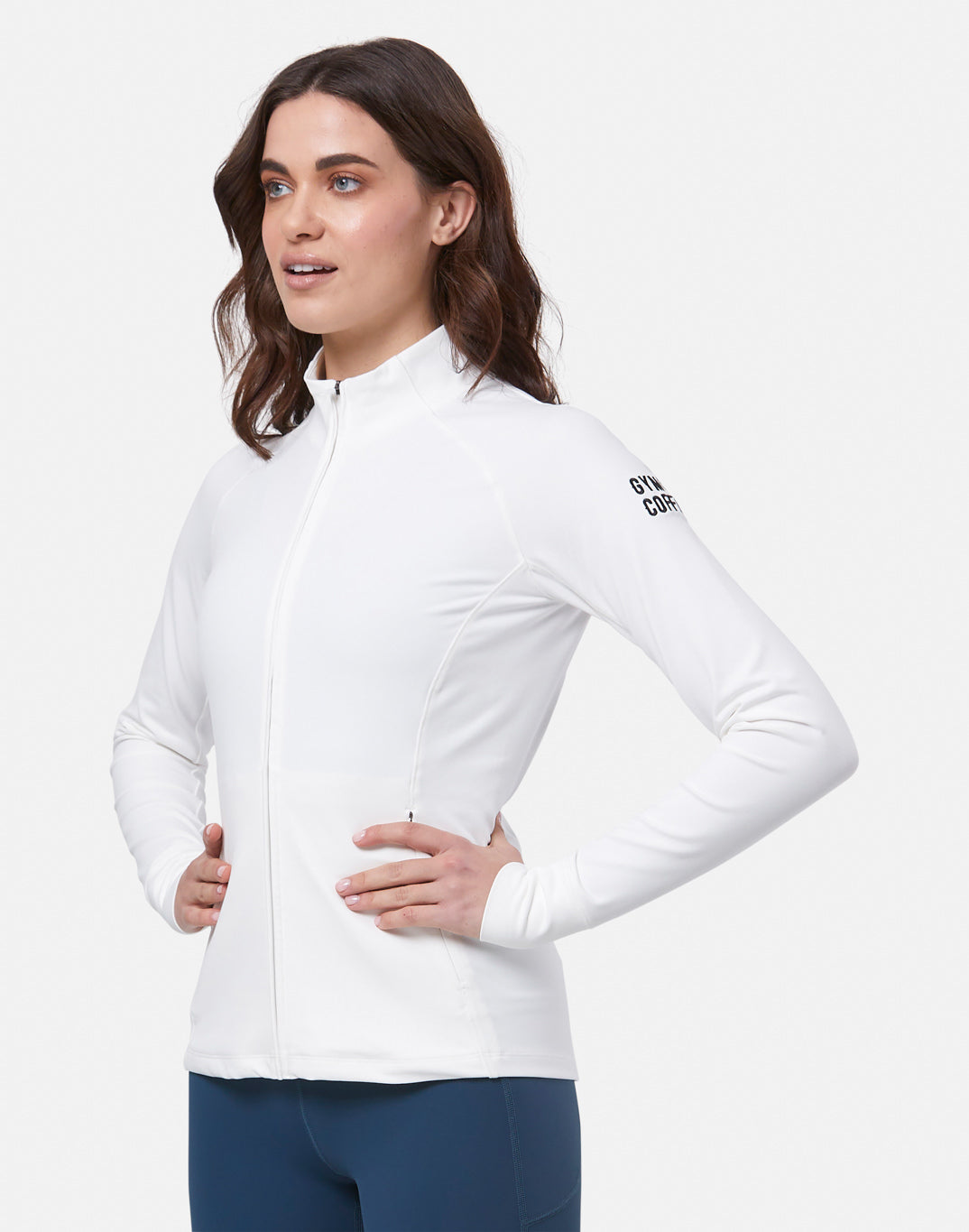 Gym + Coffee Adaptive Zip W Ultra White