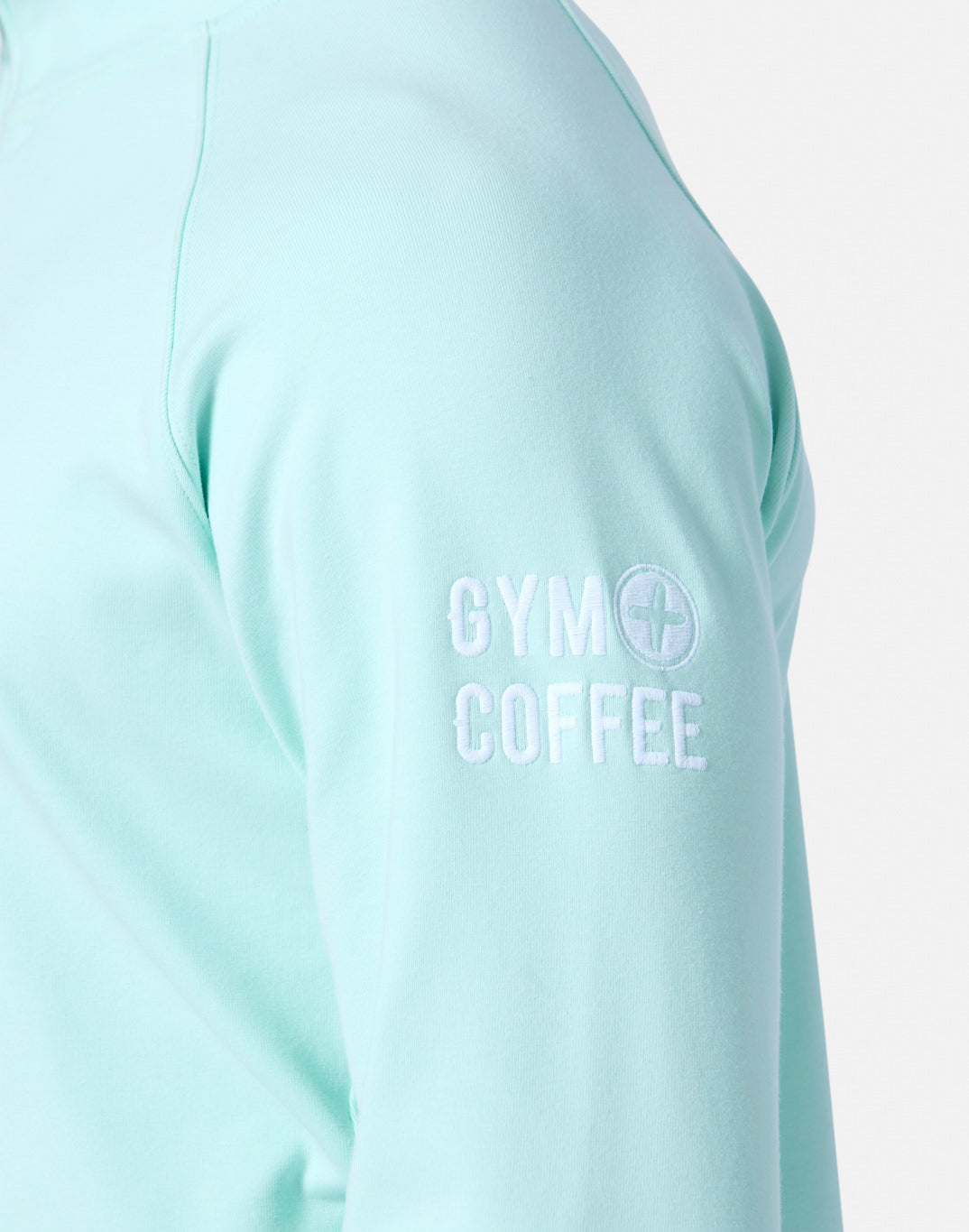 Gym + Coffee Chill Half Zip M Mint