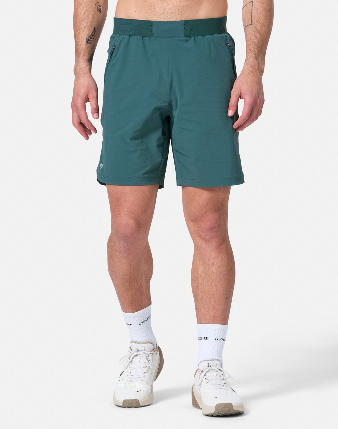 Gym + Coffee Relentless Shorts M Moss Green