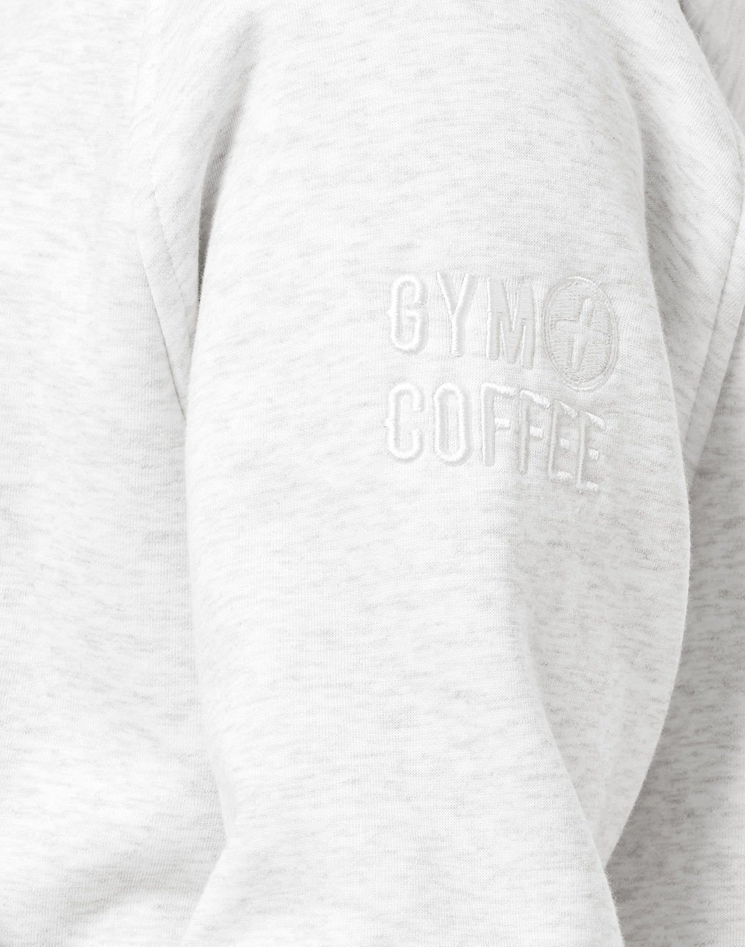 Gym + Coffee Sierra Half Zip W White Marl
