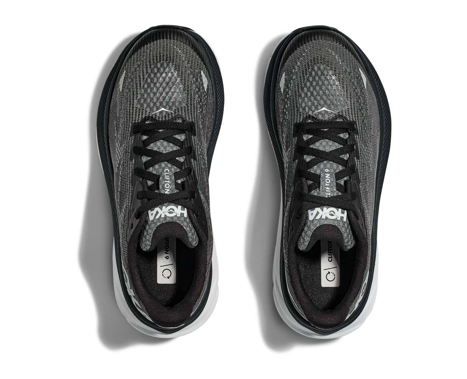 Hoka Clifton 9 Kids Black/White