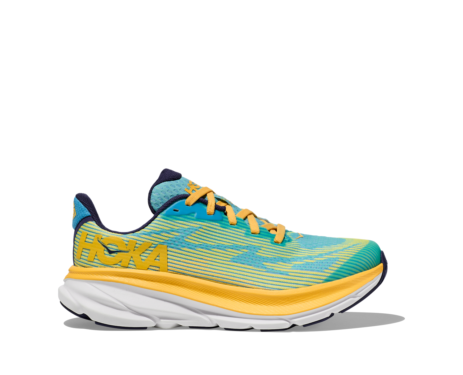 Hoka Clifton 9 Kids Swim/Lettuce