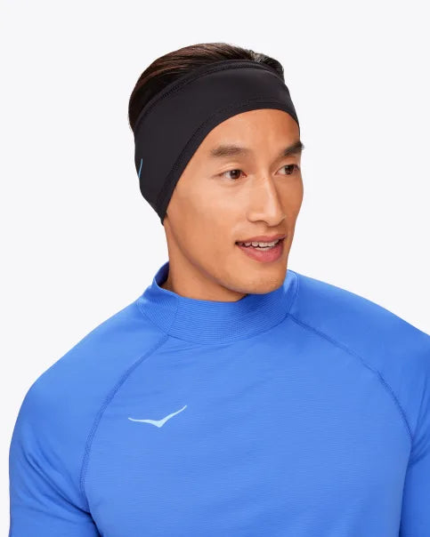 Hoka U Cold Snap Fleece Headband Black / Blue