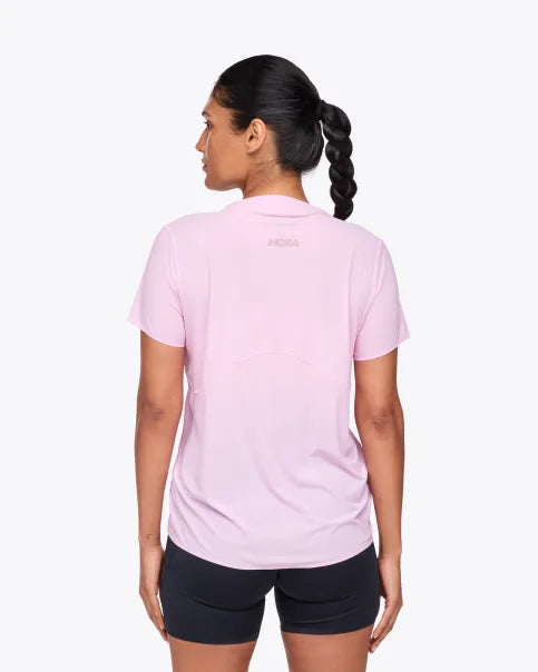 Hoka Airolite Run Tee W Pink Twilight