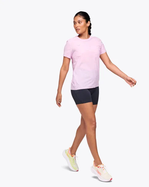 Hoka Airolite Run Tee W Pink Twilight