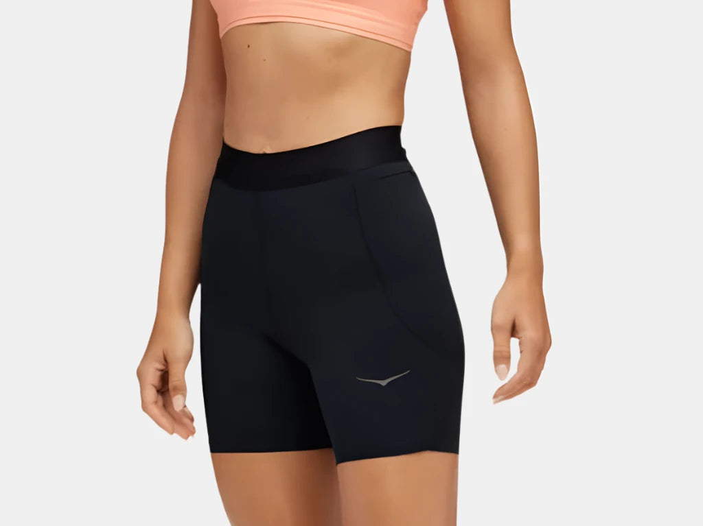 Hoka Novafly 6" Knit Short W Black