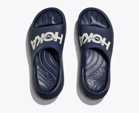 Hoka U Ora Athletic Slide Varsity Navy/White