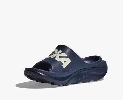 Hoka U Ora Athletic Slide Varsity Navy/White