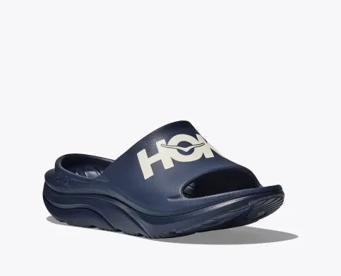 Hoka U Ora Athletic Slide Varsity Navy/White