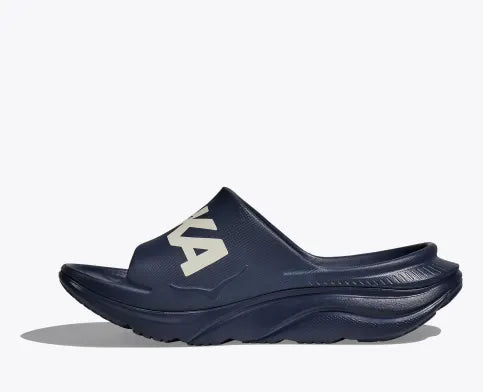 Hoka U Ora Athletic Slide Varsity Navy/White