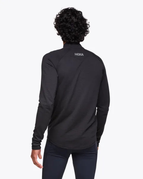 Hoka BaseZip Long Sleeve M Black