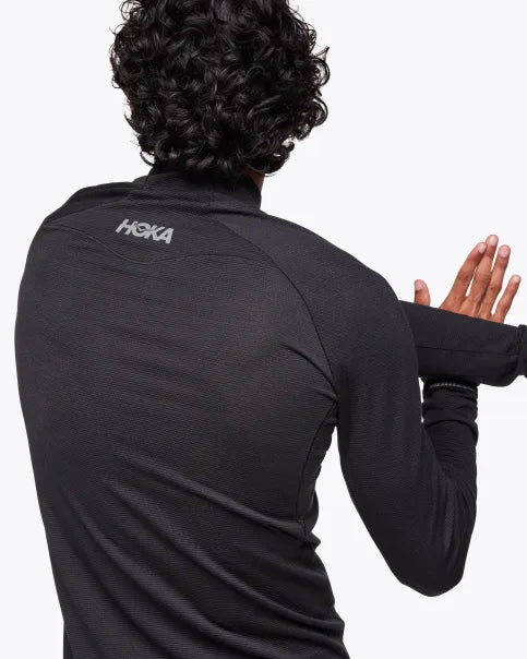 Hoka BaseZip Long Sleeve M Black