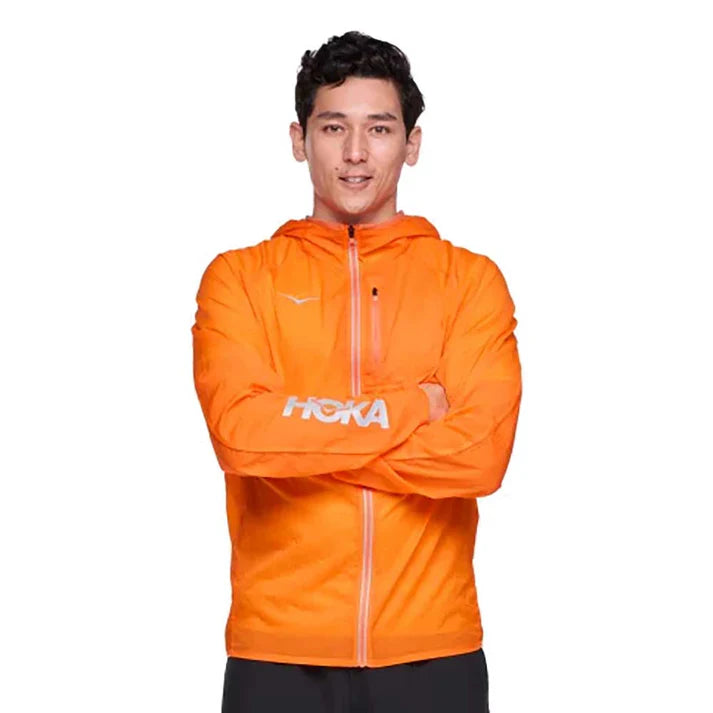 Hoka Skyflow Jacket Viz M Electric Tangerine