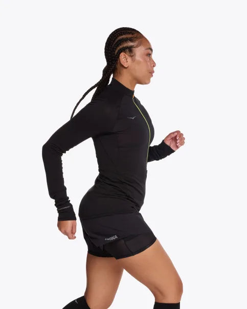 Hoka Basezip Long Sleeve W Black