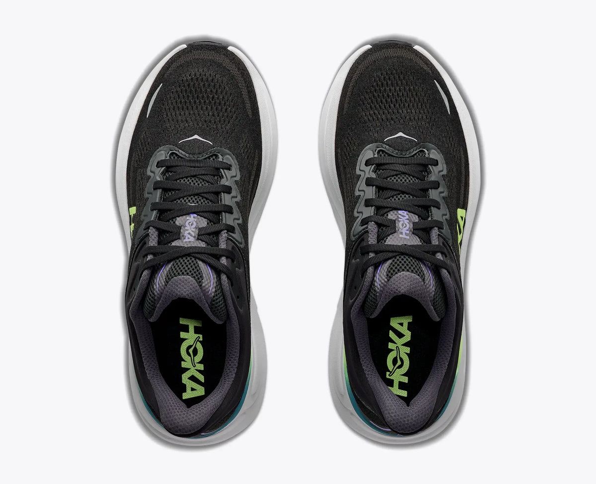 Hoka Bondi 9 Men's Black / Neon Yuzu