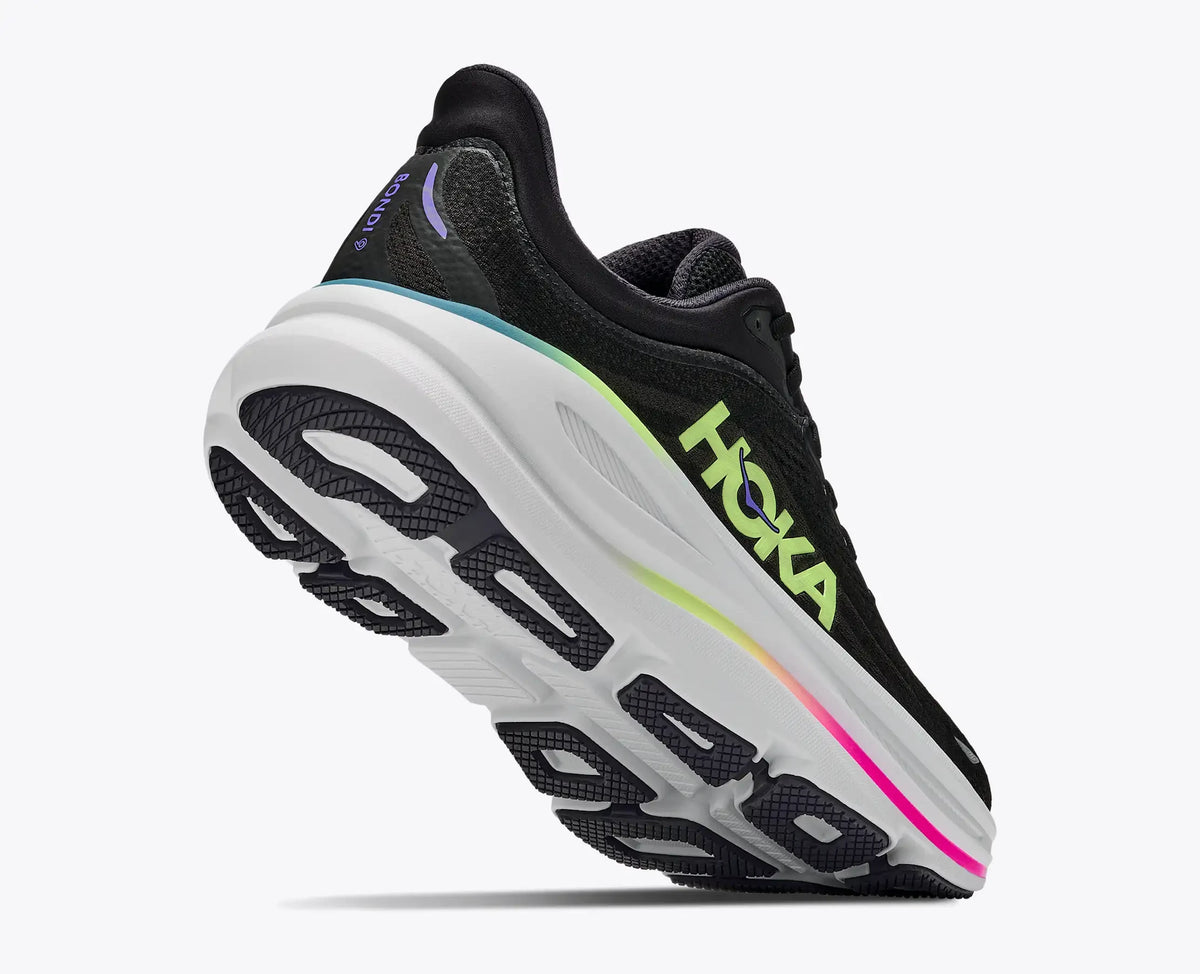 Hoka Bondi 9 Men's Black / Neon Yuzu
