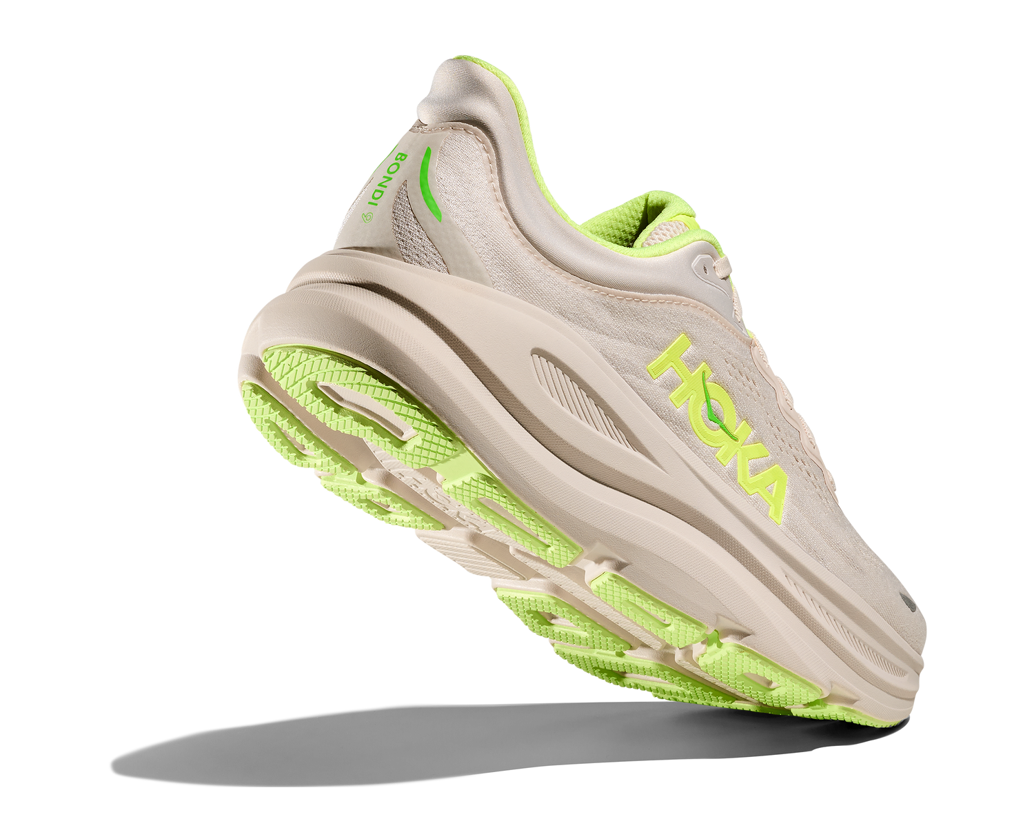 Hoka Bondi 9 M Grout/Neon Yuzu