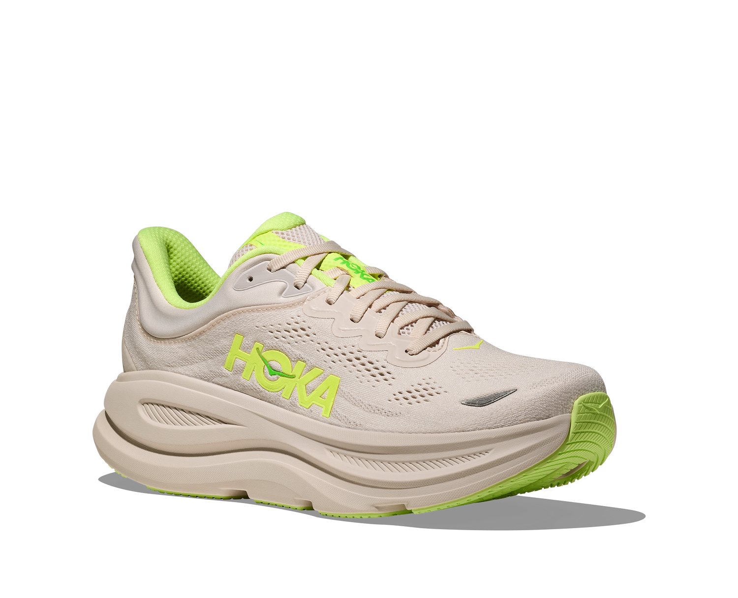 Hoka Bondi 9 M Grout/Neon Yuzu