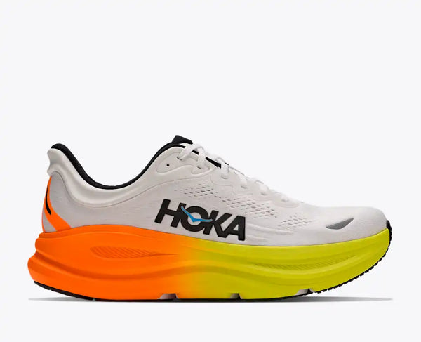 Hoka Bondi 9 (Wide) M White/Neon