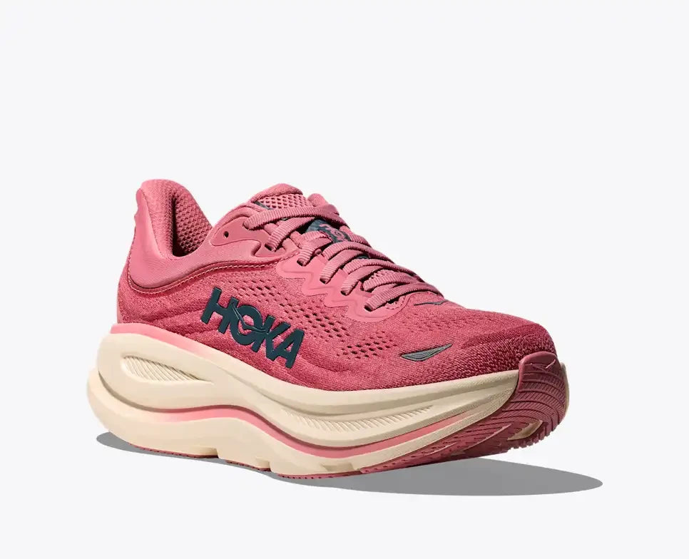 Hoka Bondi 9 Wide W Lingonberry