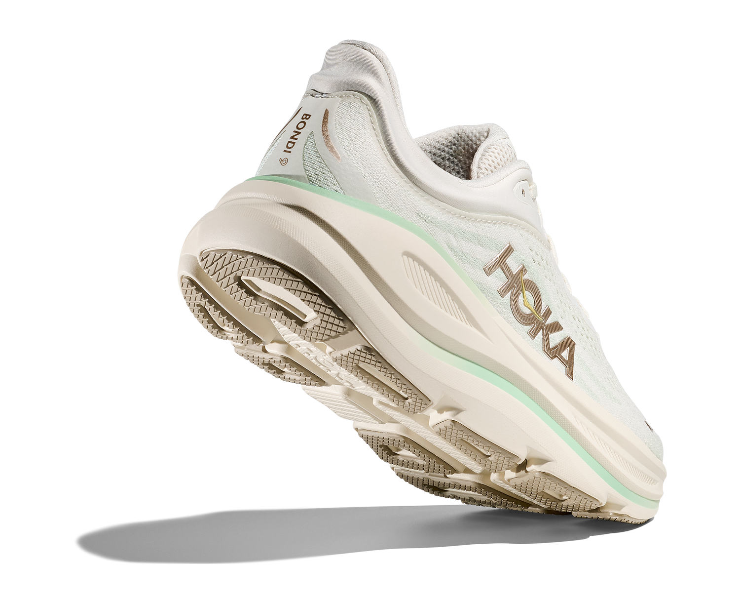 Hoka Bondi 9 W Truffle Salt/Sea Glass