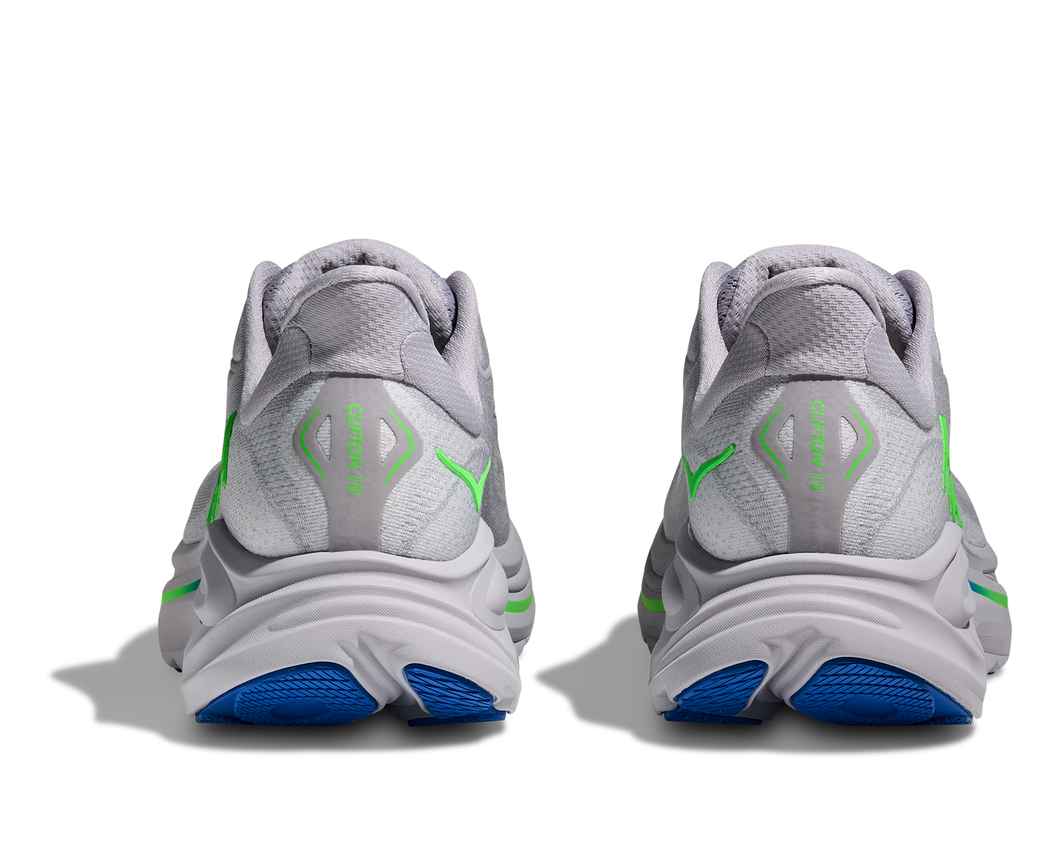 Hoka Clifton 10 M Ash Grey/Neon Green