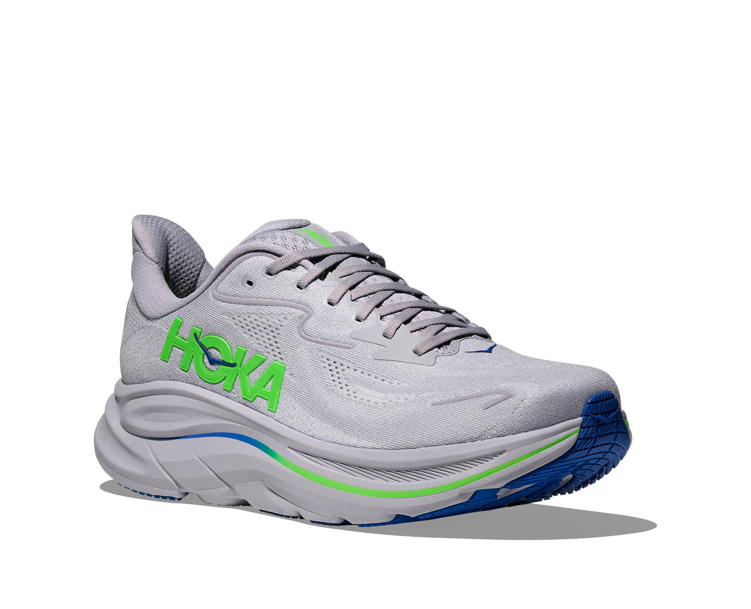 Hoka Clifton 10 M Ash Grey/Neon Green