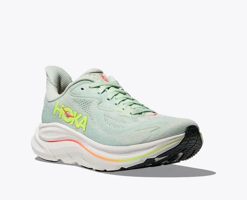 Hoka Clifton 10 W Seaglass/Neon Flame