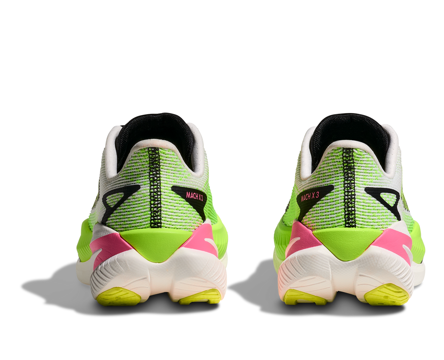 Hoka Mach X3 W White/Neon Lime