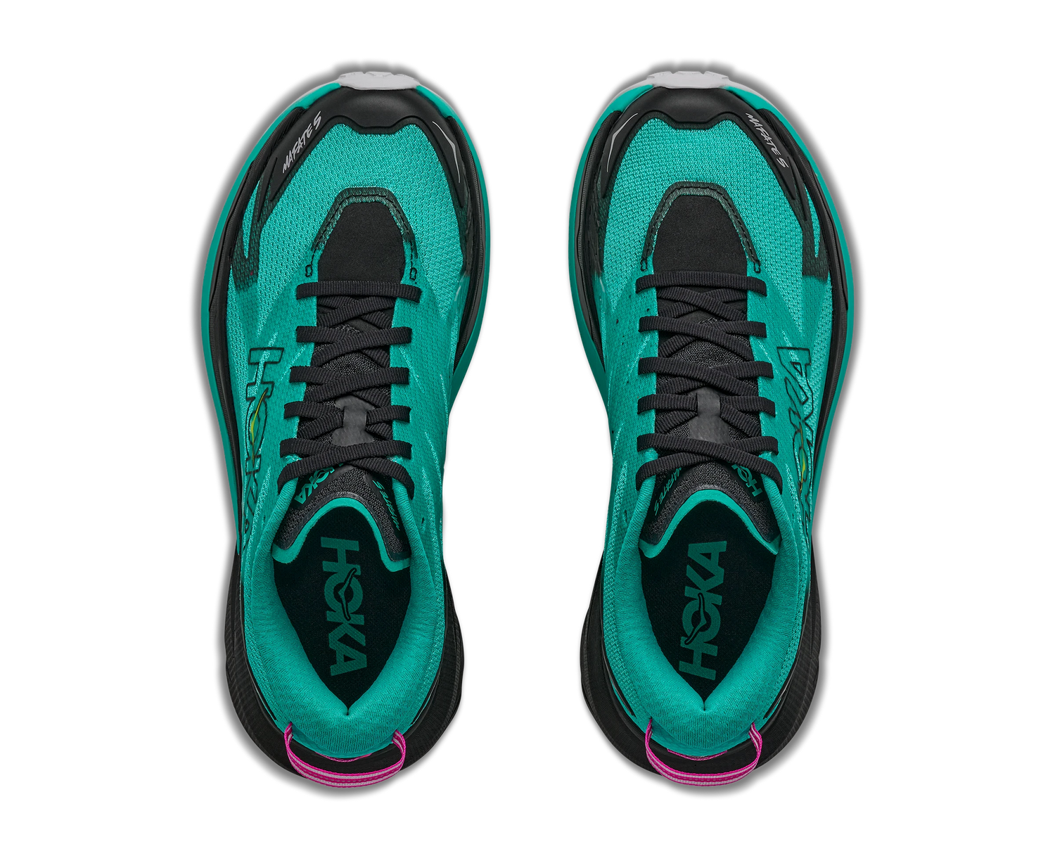Hoka Mafate 5 W Skyward Black / Electric Aqua