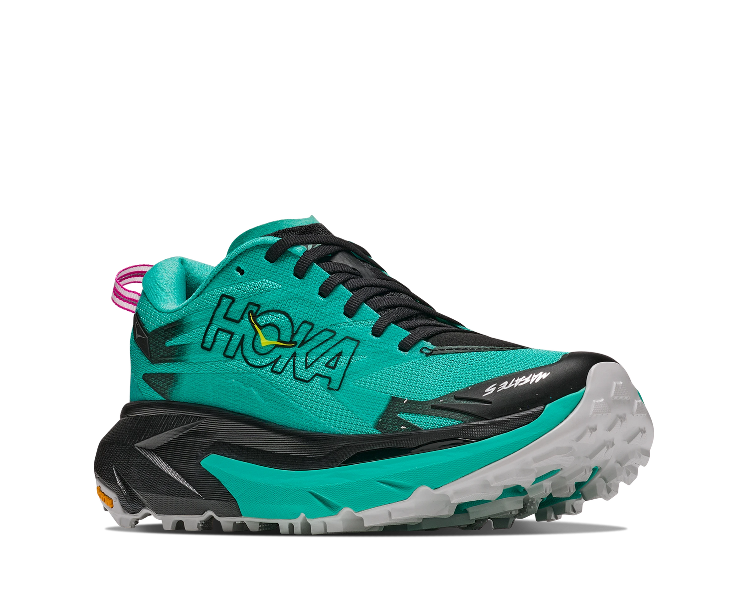Hoka Mafate 5 W Skyward Black / Electric Aqua