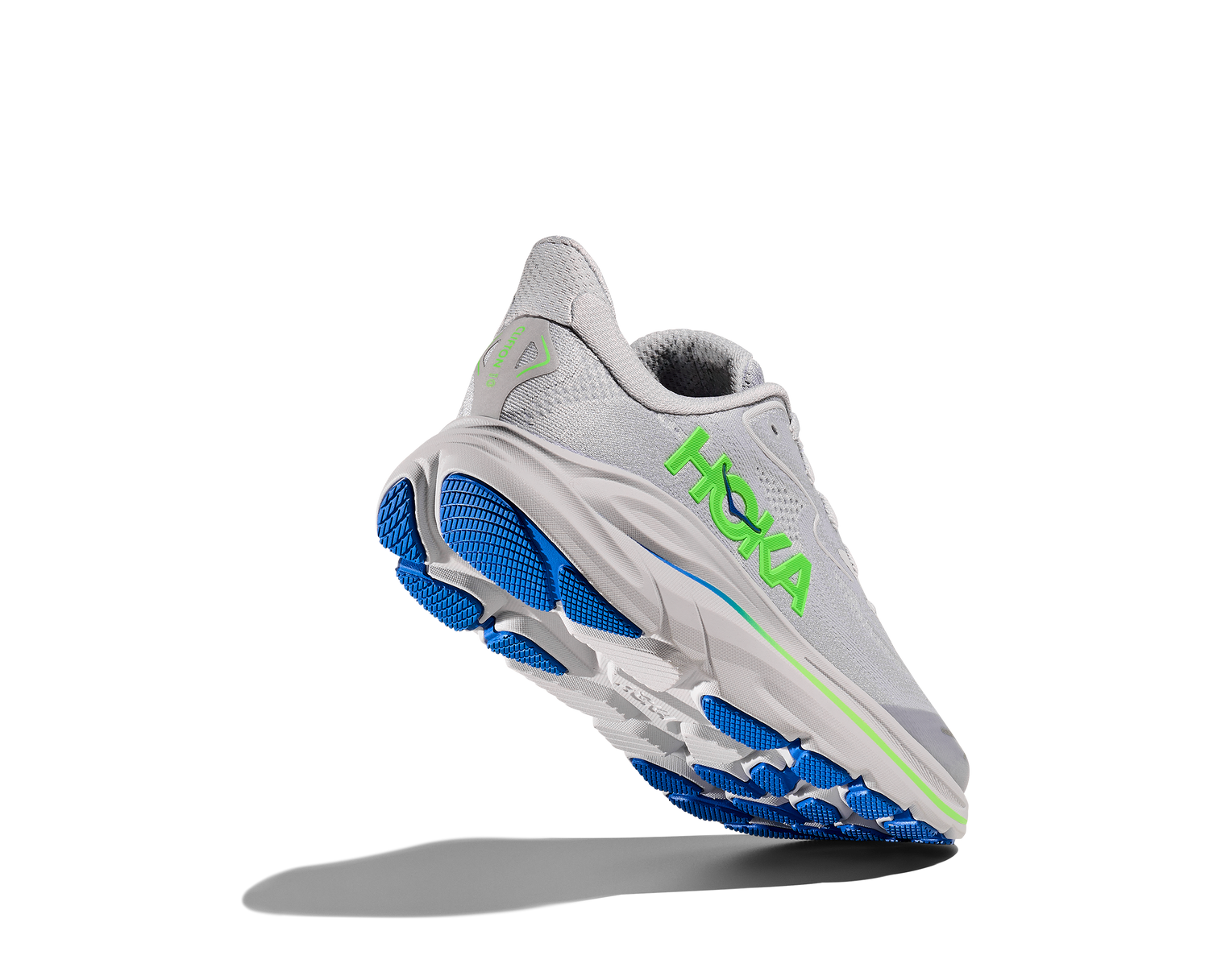 Hoka Clifton 10 K Ash Grey/Neon Green