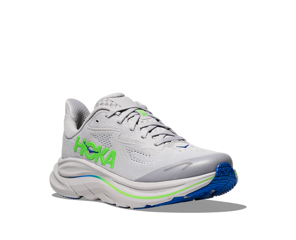 Hoka Clifton 10 K Ash Grey/Neon Green