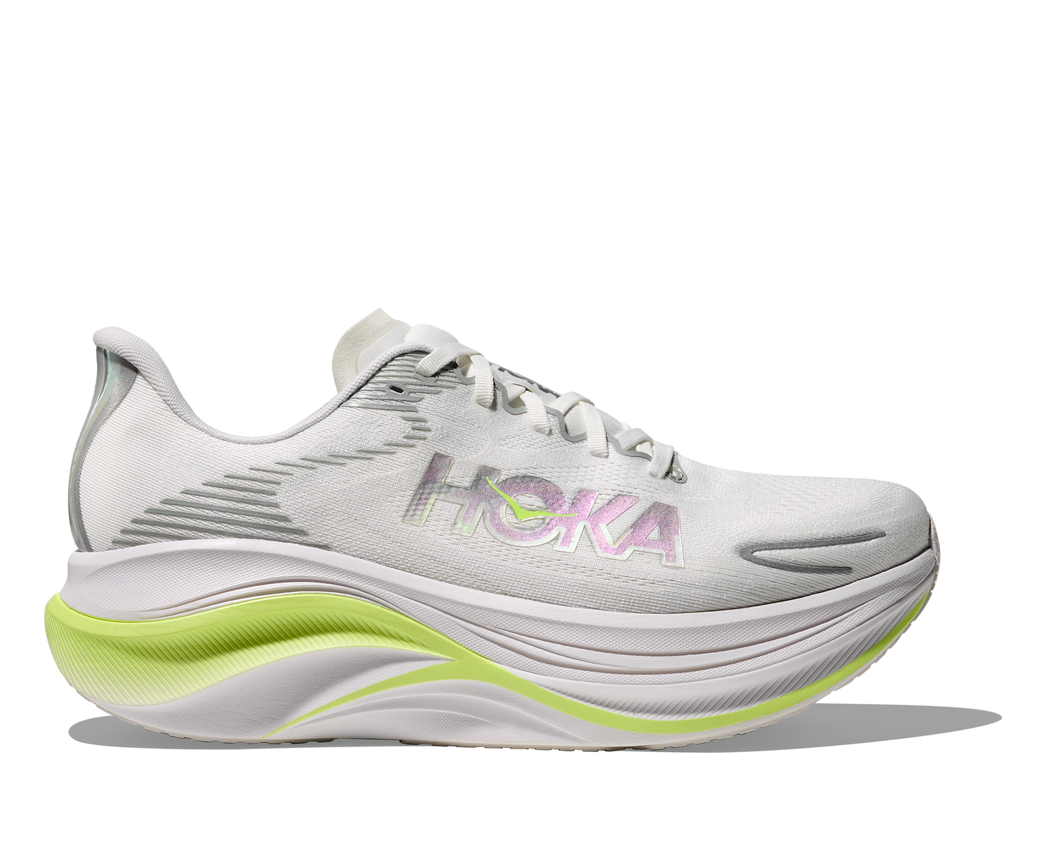 Hoka Skyward X2 M White/Neon Yuzu