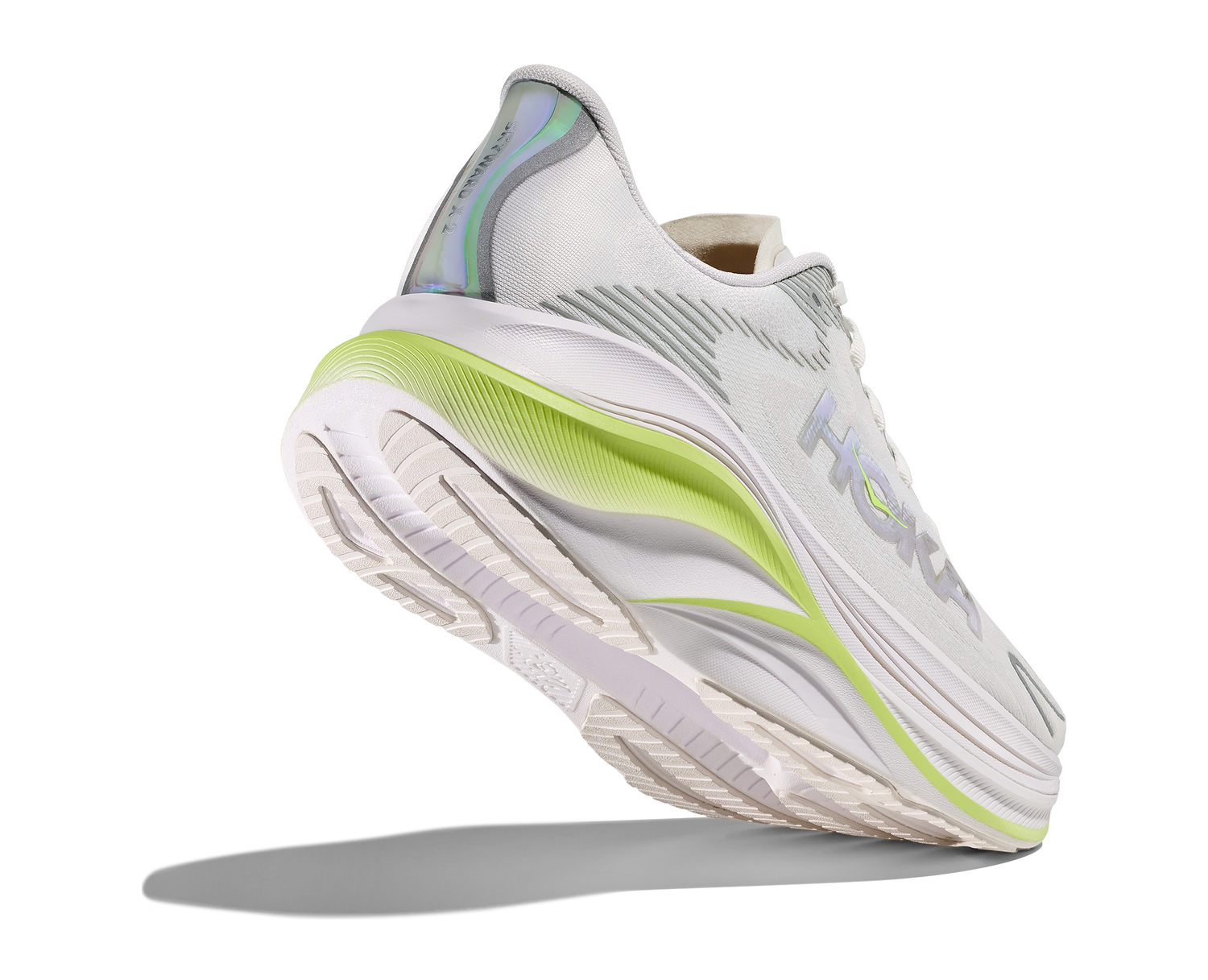 Hoka Skyward X2 W White/Neon Yuzu