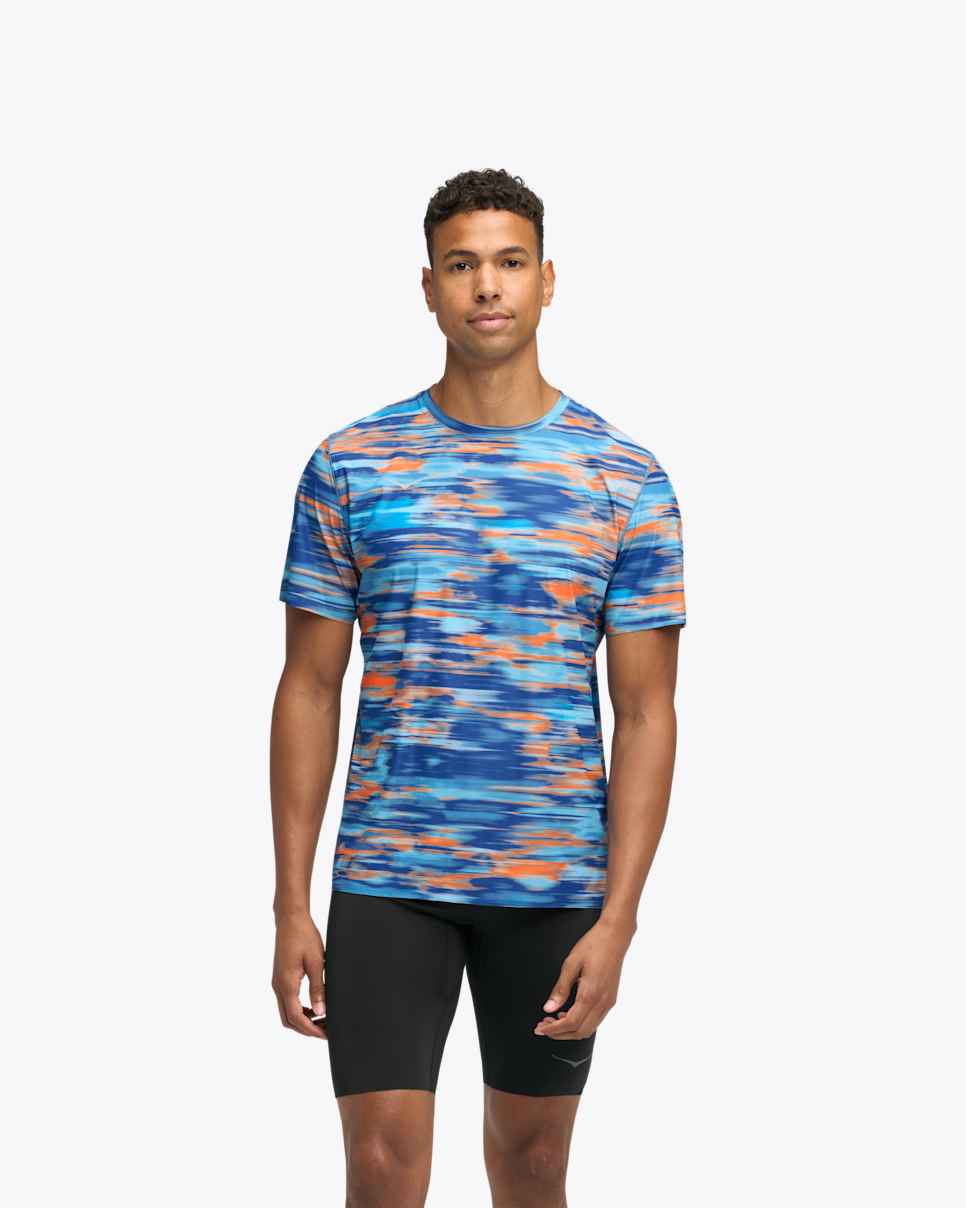 Hoka Airolite Short Sleeve 2.0 M Blue Blurr