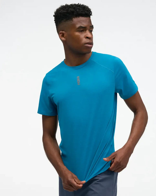 HOKA EveryRun Short Sleeve Shirt - Night Time Glow NTG