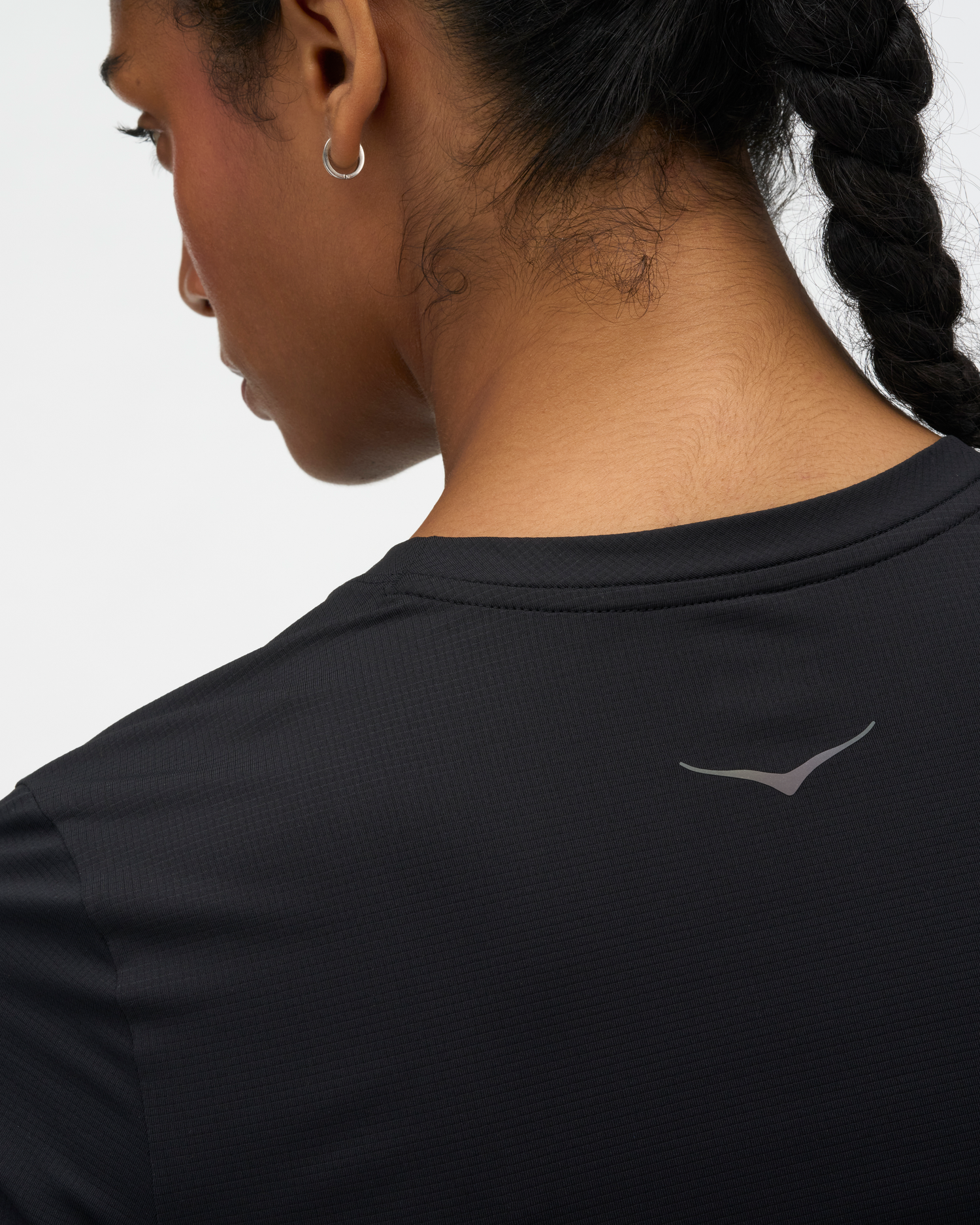Hoka W Everyrun W Short Sleeve Black