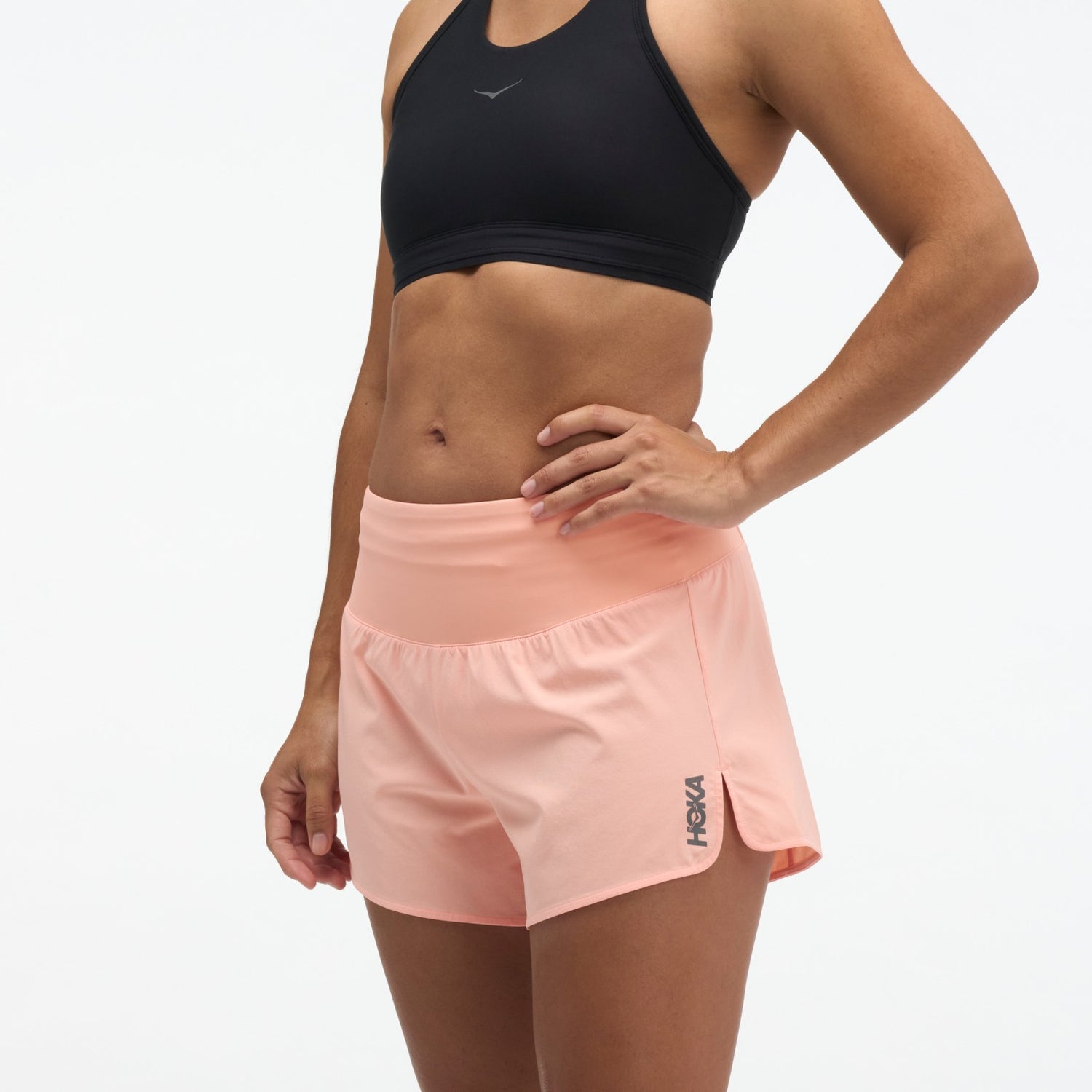 Hoka Glide Short MR 3.5" Brief W Sunstone