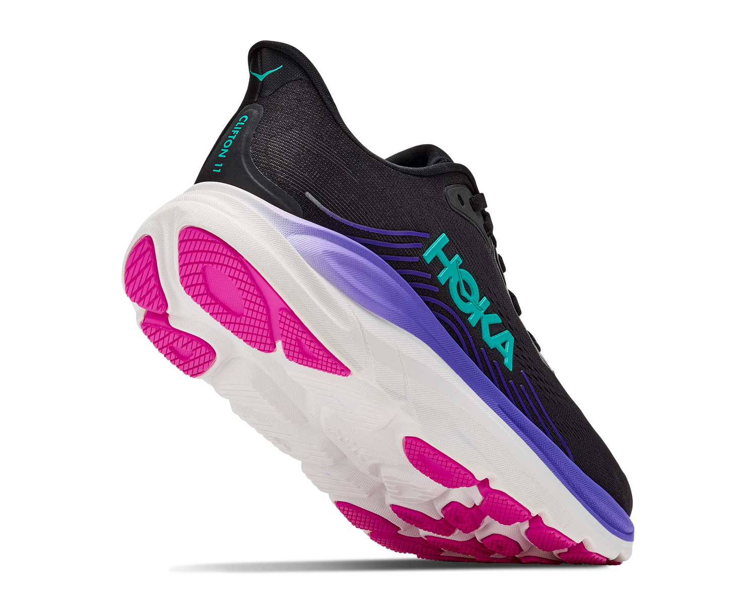 Hoka Clifton 11 W Black / Neon Nebula